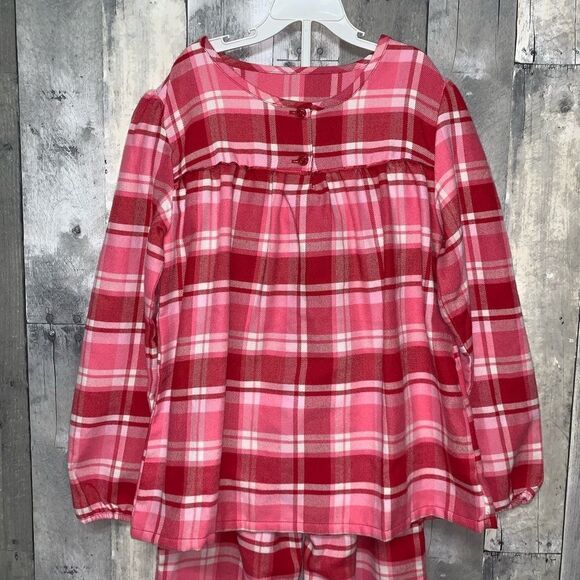 Lands End Kids Girls Pajama Set Medium 10-12 - Picture 2 of 4
